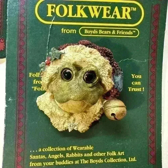 Vtg 1995 Boyds Bearwear & Folkwear  Brooch Lapel Pin - Lot Of 5 - Picture 3 of 12